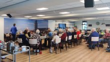 We waren met 35 mensen